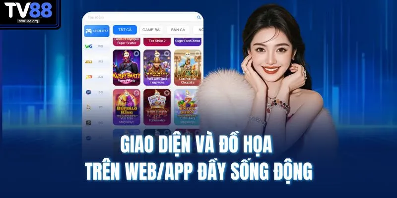 Giao diện và đồ họa trên web/app đầy sống động