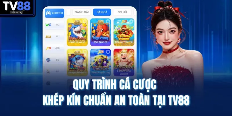 Quy trình cá cược khép kín chuẩn an toàn tại TV88